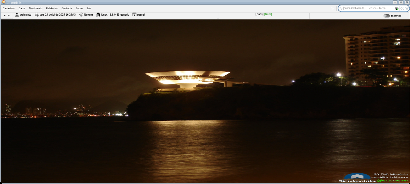 Menu do Sistema Sici